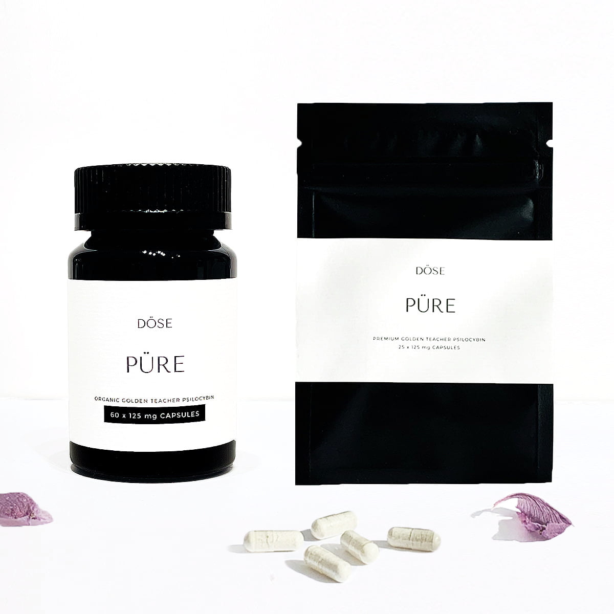 Dose PURE Golden Teacher Microdose Psilocybin Capsules (25 or 60 Capsules) Buy Microdose Mushrooms - Your #1 Trusted Store Online