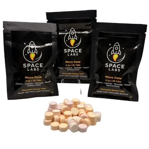 Spacelabs Micro-Dose Psilocybin Chewables (Sweet Tabs) Magic Mushrooms Sale - Your #1 Trusted Store For Psilocybin