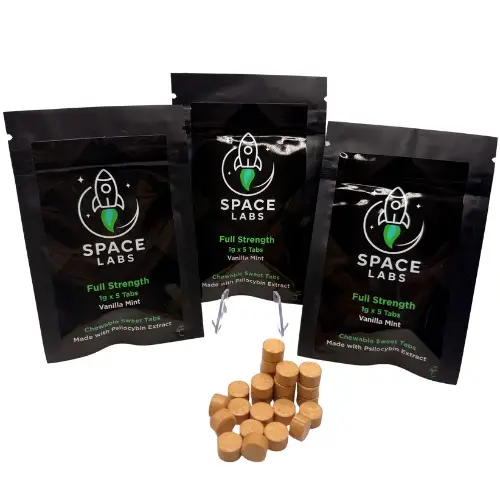 Spacelabs Full-Strength Psilocybin Chewables (Sweet Tabs) Buy Shrooms Capsules - Your #1 Trusted Online Shrooms Store