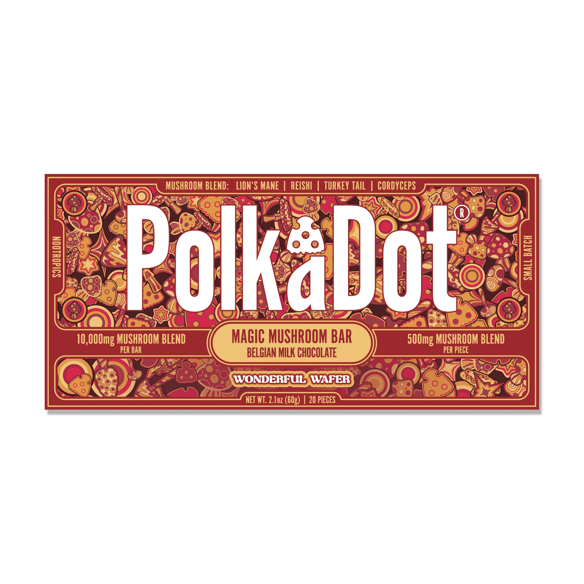 Polkadot Wonderful Wafer Chocolate Bar Buy Polkadot Mushroom Chocolate Bar Near Me - #1 Trusted