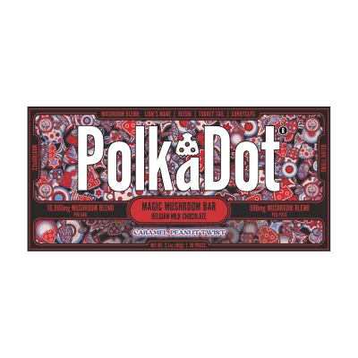 Polkadot Caramel Peanut Twist Chocolate Bar Buy Polkadot Chocolate Bars - Your #1 Trusted Location