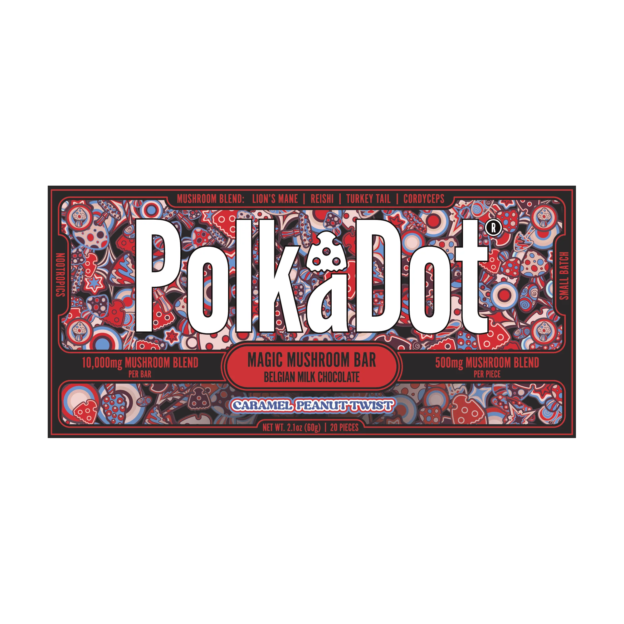 Polkadot Caramel Peanut Twist Chocolate Bar Buy Polkadot Chocolate Bars - Your #1 Trusted Location