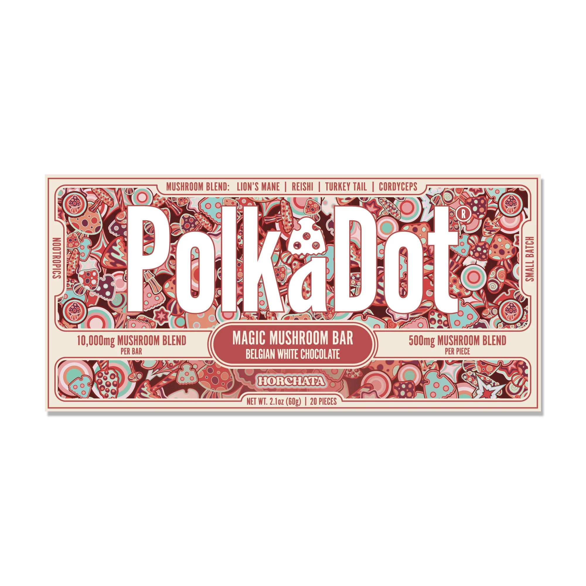 Polkadot Horchata Chocolate Bar Buy Polkadot Mushroom Bars - Your #1 Trusted Online Store