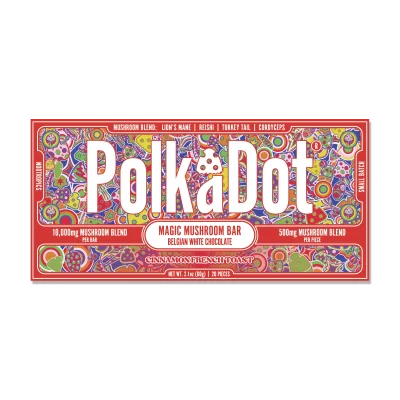 Polkadot Cinnamon French Toast Chocolate Bar Buy Polkadot Shroom Bar - Your #1 Trusted Location Online