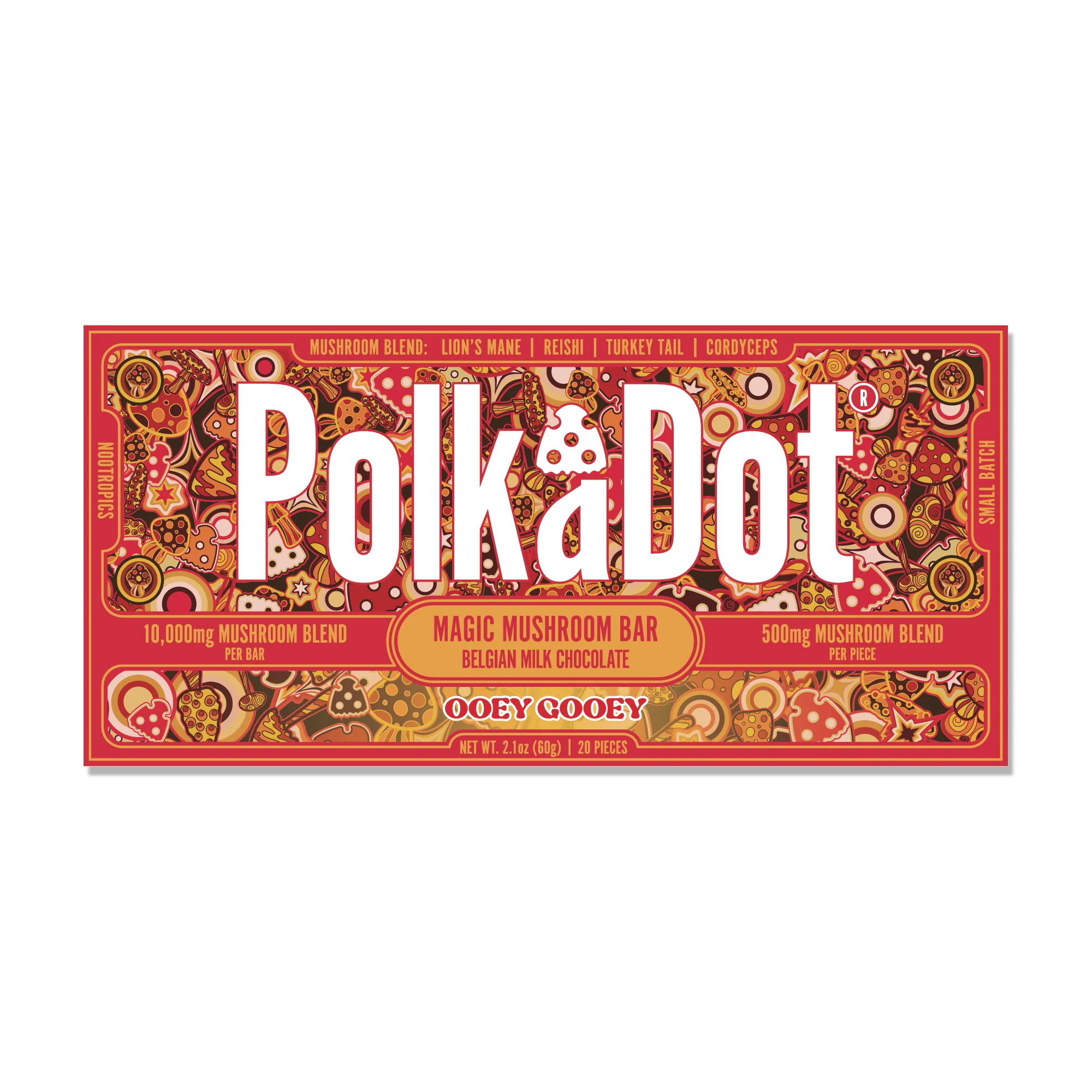 Polkadot Ooey Gooey Chocolate Bar Buy Polkadot Mushroom Chocolate - Your #1 Trusted Location