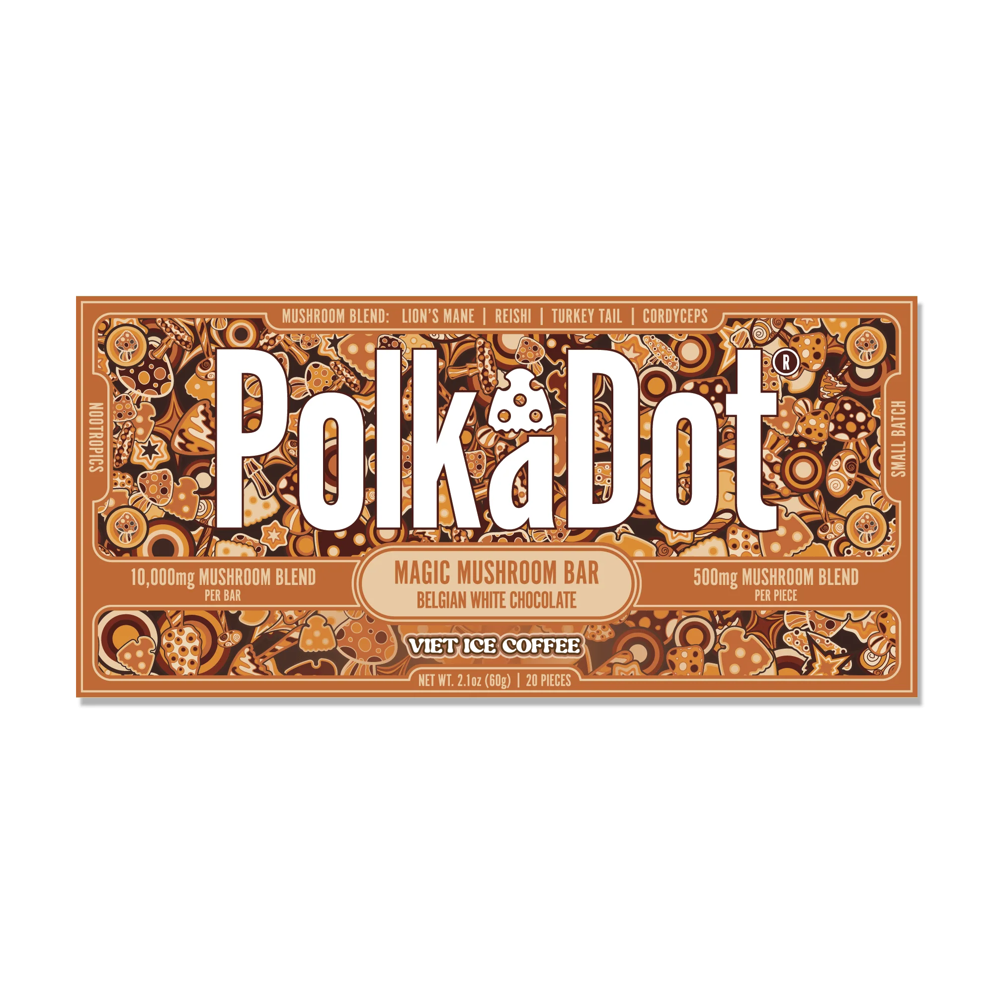 Polkadot Viet Ice Coffee Chocolate Bar Polkadot Mushroom Bar Review - Your #1 Trusted Online Store