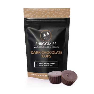 Shroomies Dark Chocolate Cups Shroom Edible For Sale - Your #1 Trusted Online Store