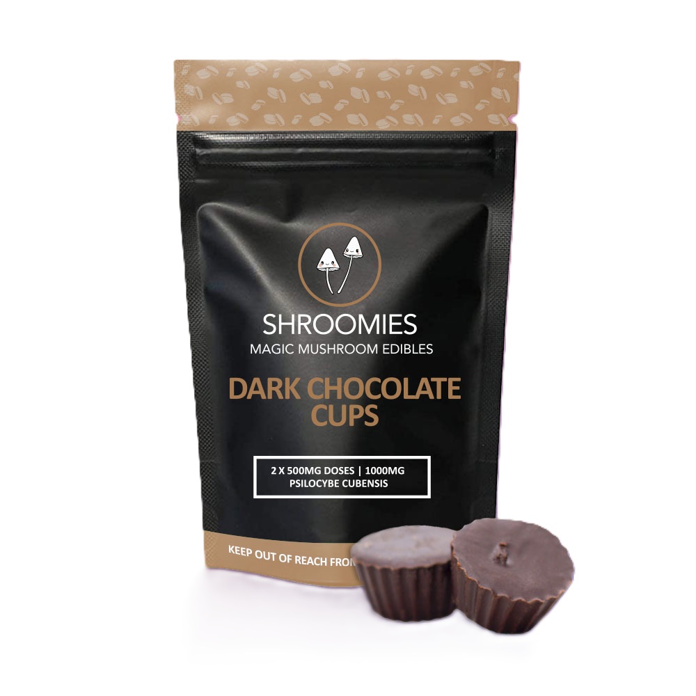 Shroomies Dark Chocolate Cups Shroom Edible For Sale - Your #1 Trusted Online Store