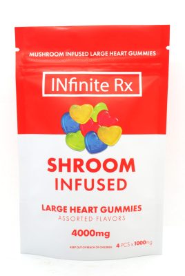 INfinite Rx Shroom Infused Heart Gummies (4000mg) Buy Gummy Mushrooms - Your #1 Trusted Online Store
