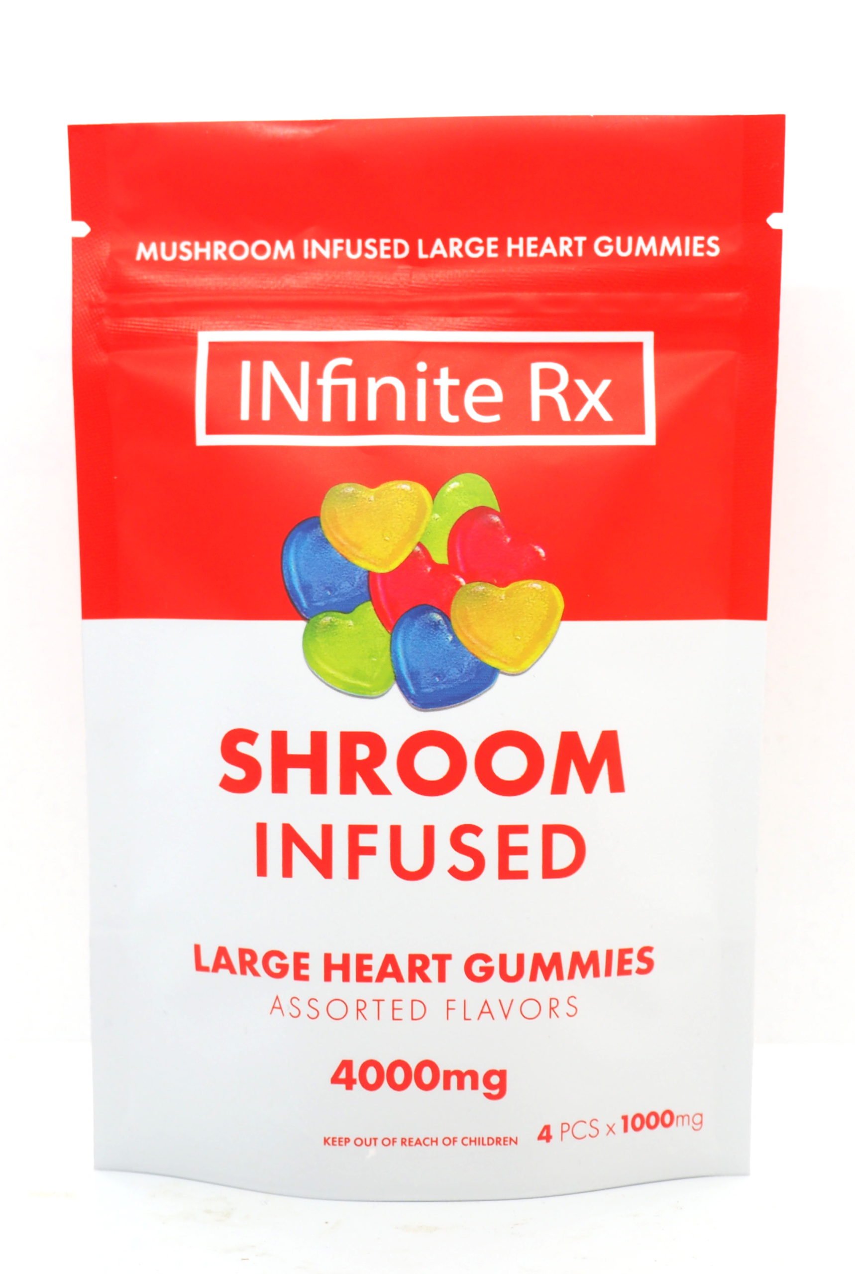 INfinite Rx Shroom Infused Heart Gummies (4000mg) Buy Gummy Mushrooms - Your #1 Trusted Online Store